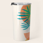 Summer Eclipse Mid Century Abstract Shapes Travel Mug Gallery Image 3