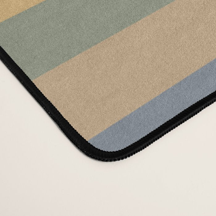 Mixed Stripes Pattern XXI Pastel Vintage Desk Mat Gallery Image 4