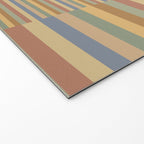 Mixed Stripes Pattern XXI Pastel Vintage Welcome Mat Gallery Image 2