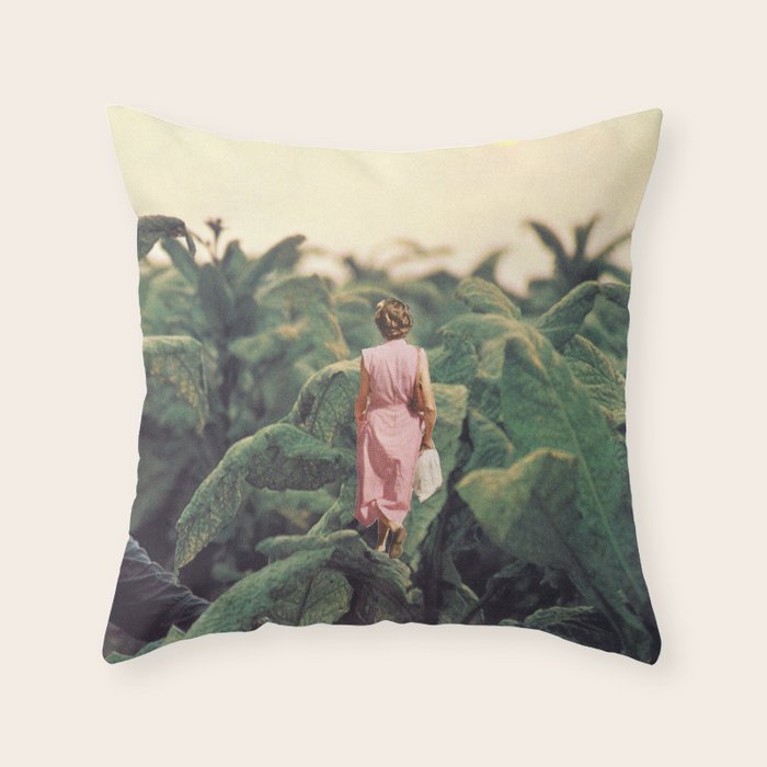 Leaves Throw Pillow Gallery Image 6