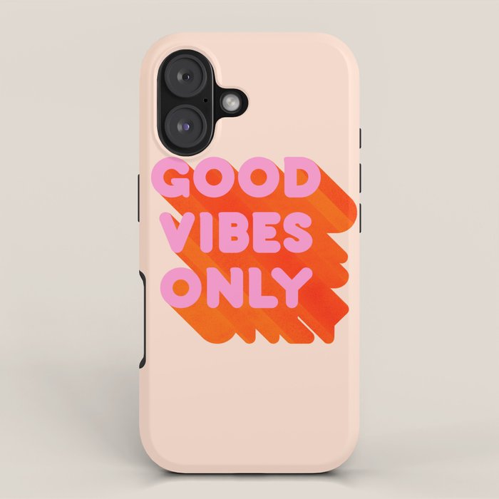 Good Vibes Only - Neon Colors iPhone Case Gallery Image 1