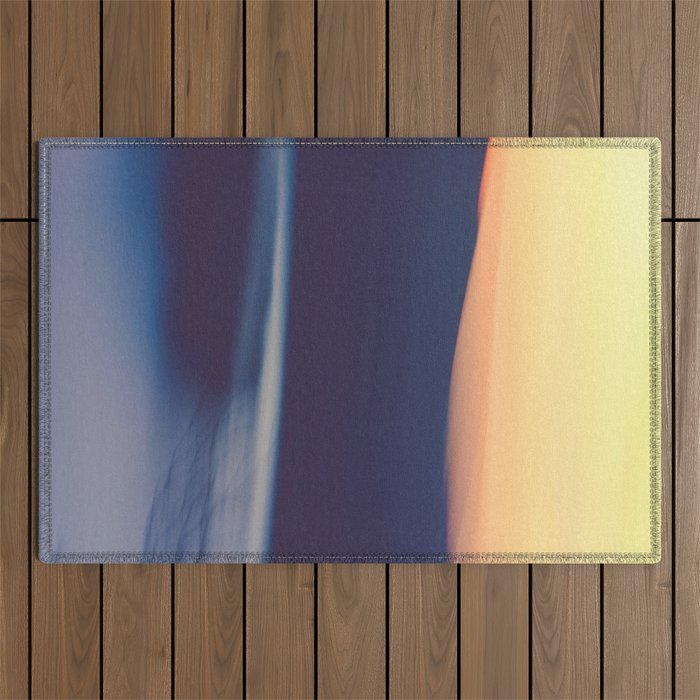 Mountain Sunrise Over Lake - Long Exposure Abstract Outdoor Rug Gallery Image 1