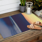 Mountain Sunrise Over Lake - Long Exposure Abstract Outdoor Rug Gallery Image 2