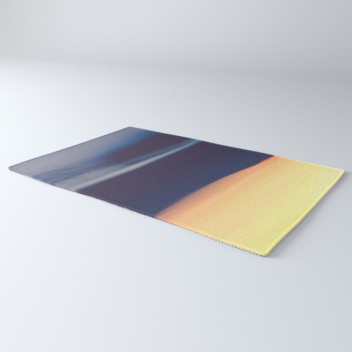 Mountain Sunrise Over Lake - Long Exposure Abstract Rug Gallery Image 3