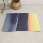 Mountain Sunrise Over Lake - Long Exposure Abstract Rug Gallery Image 1