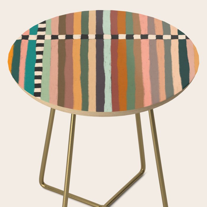 Mix of Stripes #9 Side Table Gallery Image 2