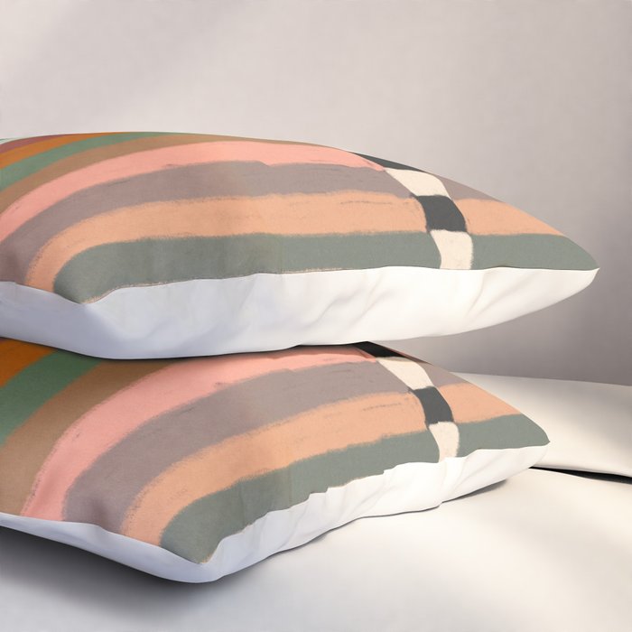 Mix of Stripes #9 Pillow Sham Gallery Image 3