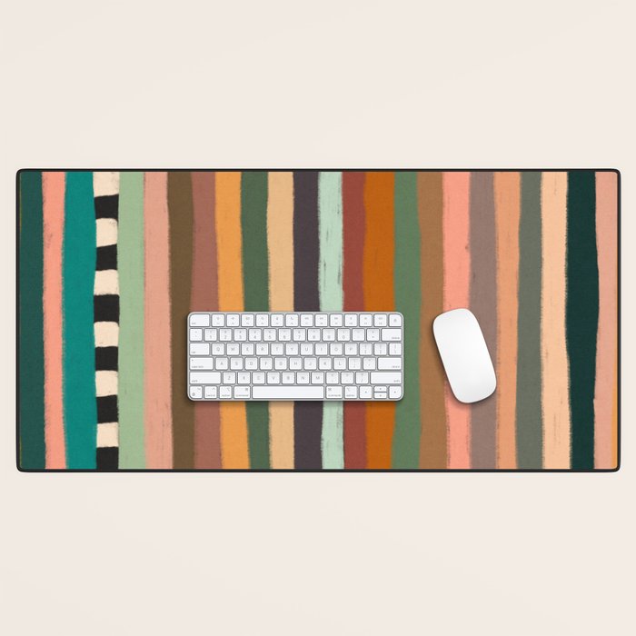 Mix of Stripes #9 Desk Mat Gallery Image 1