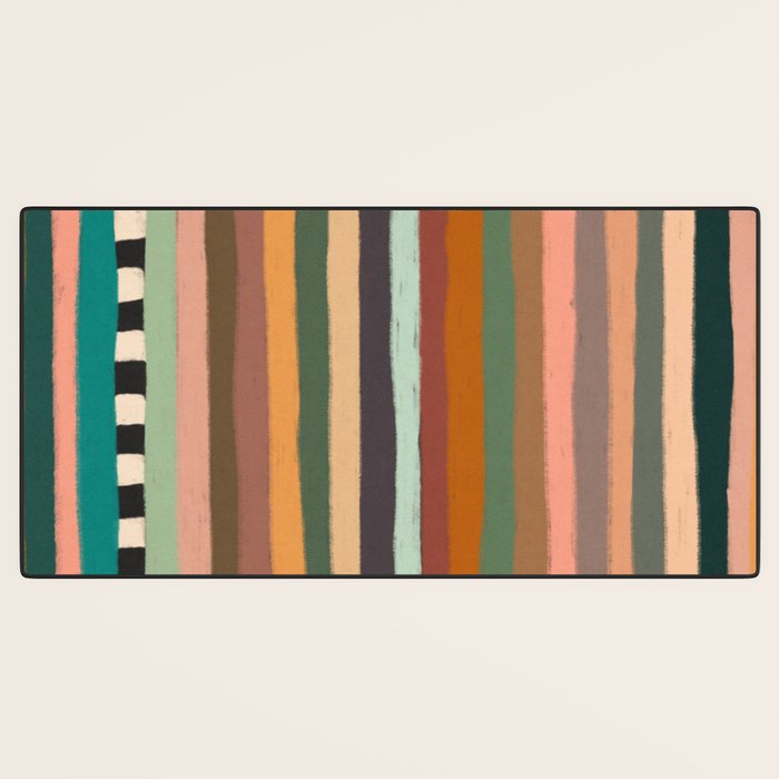 Mix of Stripes #9 Desk Mat Gallery Image 3