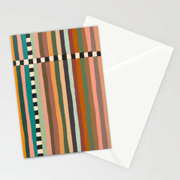 Mix of Stripes #9 Stationery Card Gallery Image 2