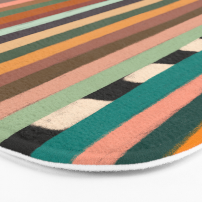 Mix of Stripes #9 Bath Mat Gallery Image 3