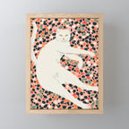 Cat Stretching Mini Art Print Gallery Image 1