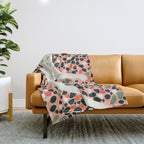 Cat Stretching Throw Blanket Gallery Image 1