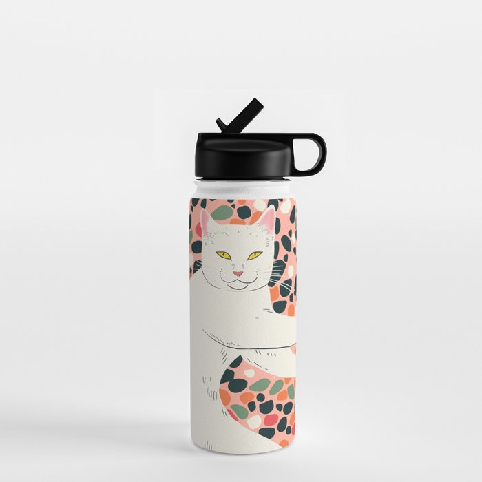 Cat Stretching Water Bottle Gallery Image 1
