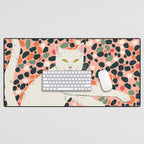 Cat Stretching Desk Mat Gallery Image 1