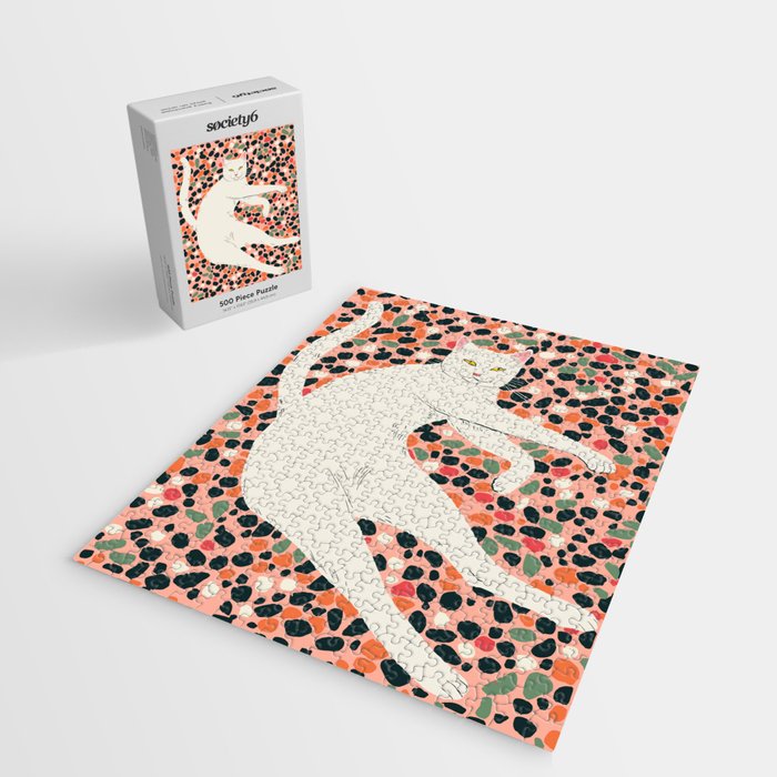 Cat Stretching Jigsaw Puzzle Gallery Image 2