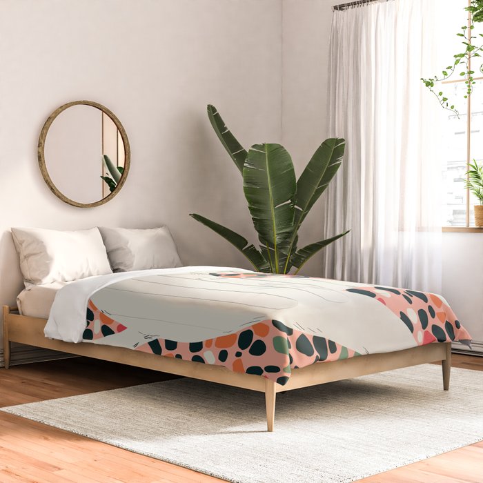 Cat Stretching Comforter Gallery Image 2