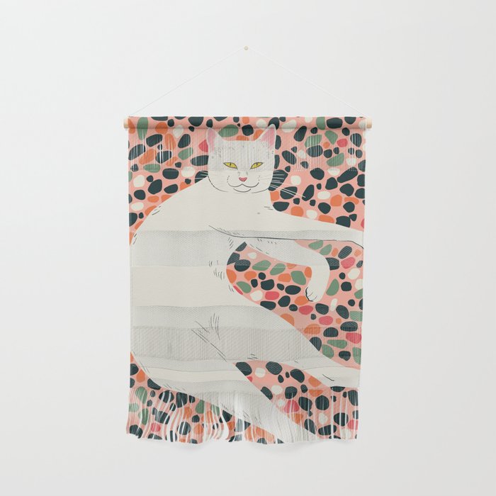 Cat Stretching Wall Hanging Gallery Image 1