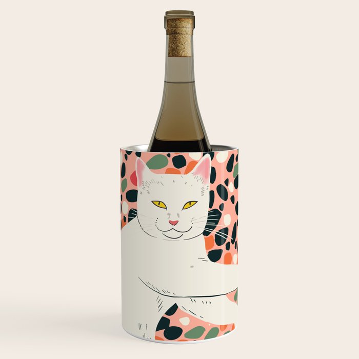 Cat Stretching Wine Chiller Gallery Image 1