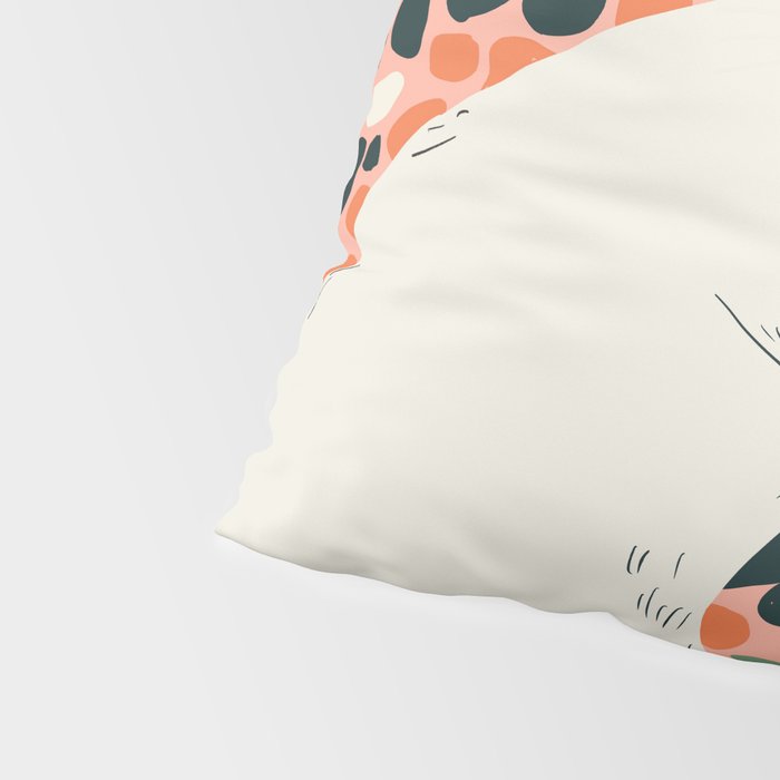 Cat Stretching Pillow Sham Gallery Image 4