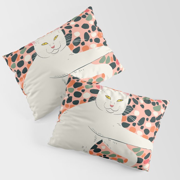 Cat Stretching Pillow Sham Gallery Image 3