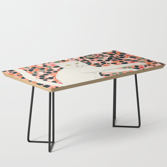 Cat Stretching Coffee Table Gallery Image 1