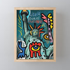 Liberté égalité fraternité Street Art French Graffiti Mini Art Print Gallery Image 1