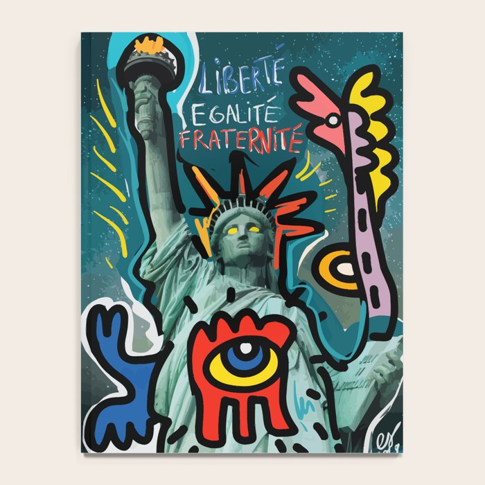 Liberté égalité fraternité Street Art French Graffiti Notebook Gallery Image 4