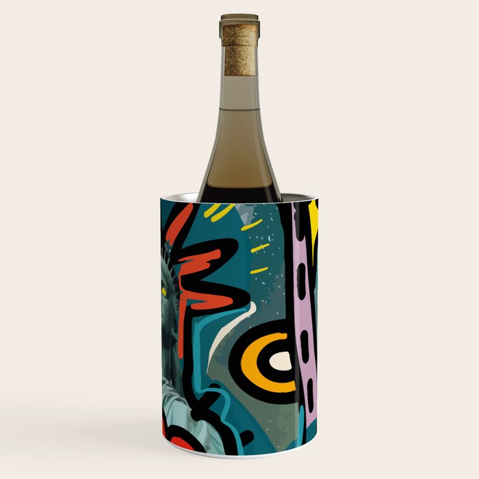 Liberté égalité fraternité Street Art French Graffiti Wine Chiller Gallery Image 3
