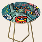 Liberté égalité fraternité Street Art French Graffiti Side Table Gallery Image 2