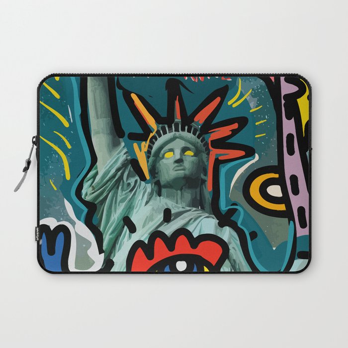 Liberté égalité fraternité Street Art French Graffiti Laptop Sleeve Gallery Image 1