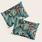 Liberté égalité fraternité Street Art French Graffiti Pillow Sham Gallery Image 3