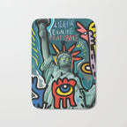 Liberté égalité fraternité Street Art French Graffiti Bath Mat Gallery Image 1