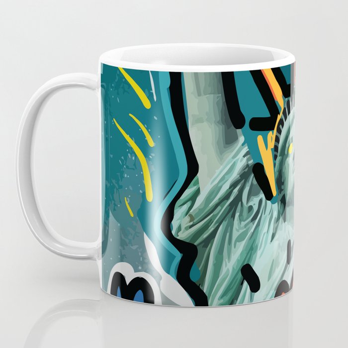 Liberté égalité fraternité Street Art French Graffiti Coffee Mug Gallery Image 3