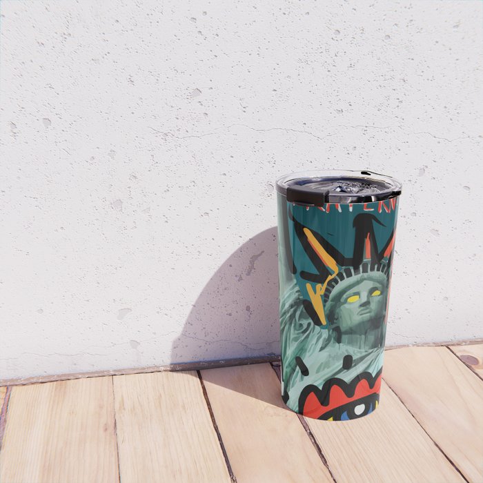 Liberté égalité fraternité Street Art French Graffiti Travel Mug Gallery Image 4