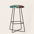 Liberté égalité fraternité Street Art French Graffiti Stool Gallery Image 1