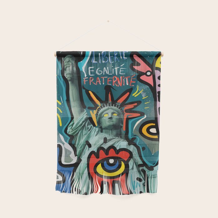 Liberté égalité fraternité Street Art French Graffiti Wall Hanging Gallery Image 1