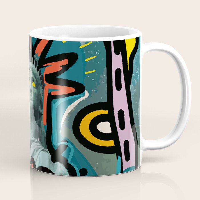 Liberté égalité fraternité Street Art French Graffiti Coffee Mug Gallery Image 1