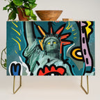 Liberté égalité fraternité Street Art French Graffiti Credenza Gallery Image 1