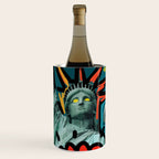 Liberté égalité fraternité Street Art French Graffiti Wine Chiller Gallery Image 1