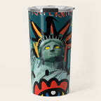 Liberté égalité fraternité Street Art French Graffiti Travel Mug Gallery Image 1