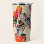 COLOURFUL BEGONIA PLANT  Travel Mug Gallery Image 1