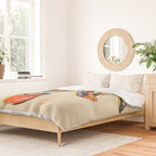 COLOURFUL BEGONIA PLANT  Duvet Cover Gallery Image 2