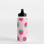 Strawberry Papercut Pattern Water Bottle Gallery Image 3