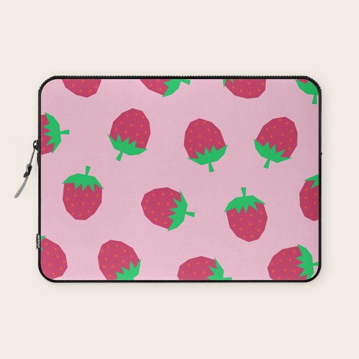 Strawberry Papercut Pattern Laptop Sleeve Gallery Image 1