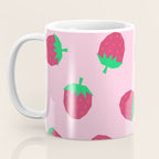 Strawberry Papercut Pattern Coffee Mug Gallery Image 3