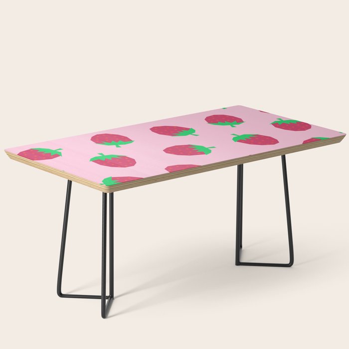 Strawberry Papercut Pattern Coffee Table Gallery Image 1