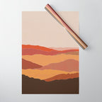 Fall Mountains Wrapping Paper Gallery Image 1