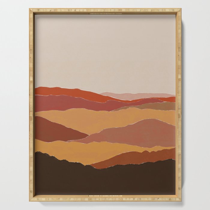 Fall Mountains Serving Tray Gallery Image 1