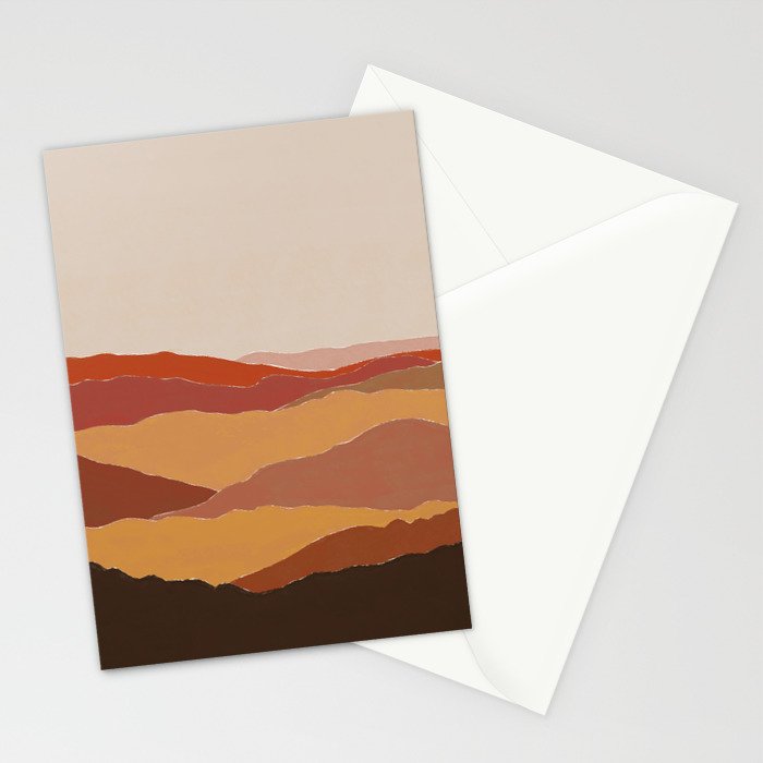 Fall Mountains Stationery Card Gallery Image 2